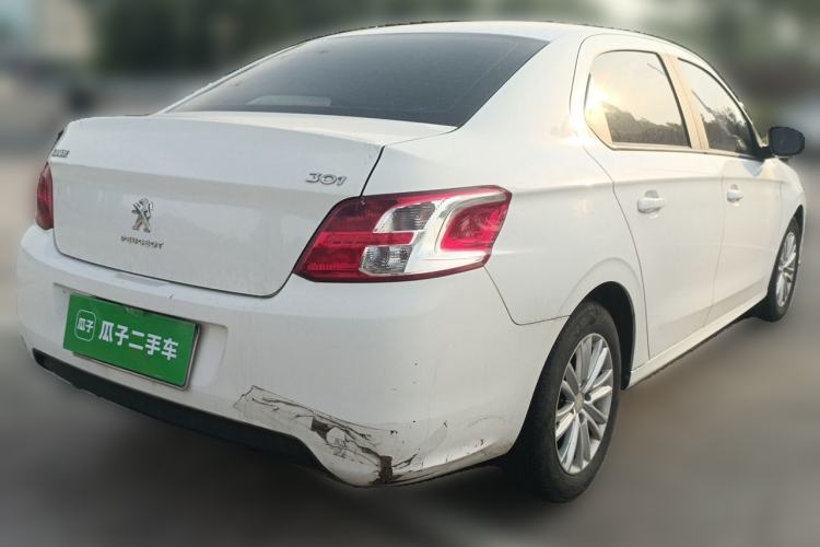 Used Peugeot 301 2016 1.6L Manual Happiness Edition Rear Right 45 Deg