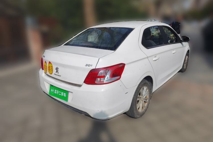 Used Peugeot 301 2016 1.6L Manual Comfort Edition Rear Right 45 Deg