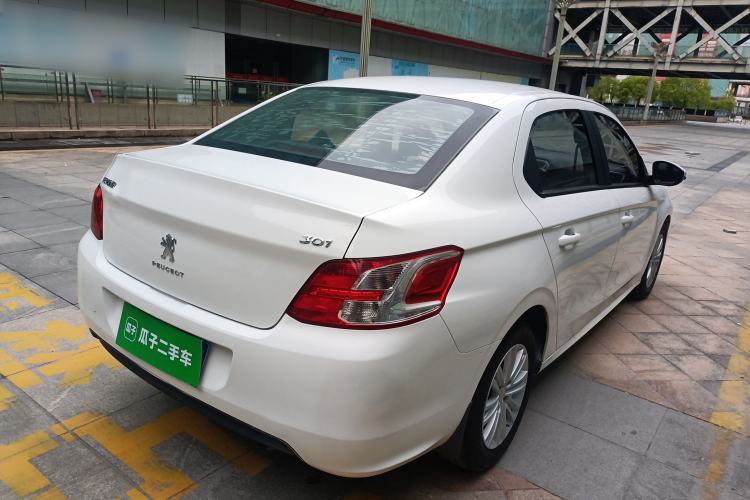 Used Peugeot 301 2016 1.6L Automatic Comfort Edition Rear Right 45 Deg