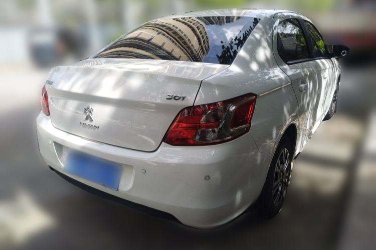 Used Peugeot 301 2016 1.6L Automatic Comfort Edition Rear Right 45 Deg