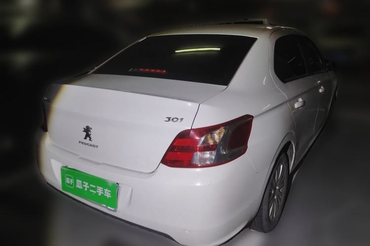 Used Peugeot 301 2016 1.6L Automatic Comfort Edition Rear Right 45 Deg