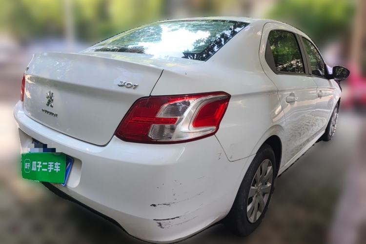 Used Peugeot 301 2016 1.6L Manual Comfort Edition Rear Right 45 Deg