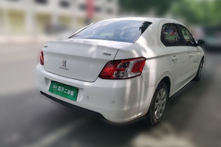 Used Peugeot 301 2016 1.6L Manual Comfort Edition Rear Right 45 Deg