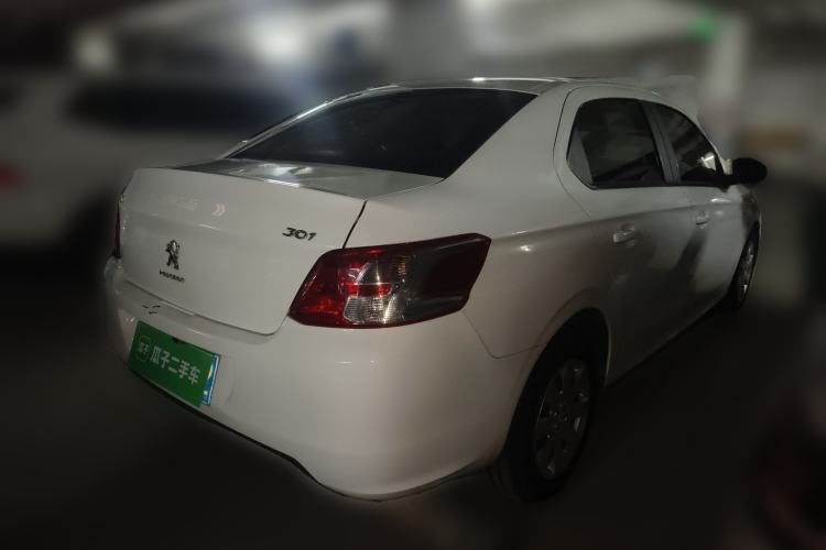 Used Peugeot 301 2016 1.6L Automatic Comfort Edition Rear Right 45 Deg