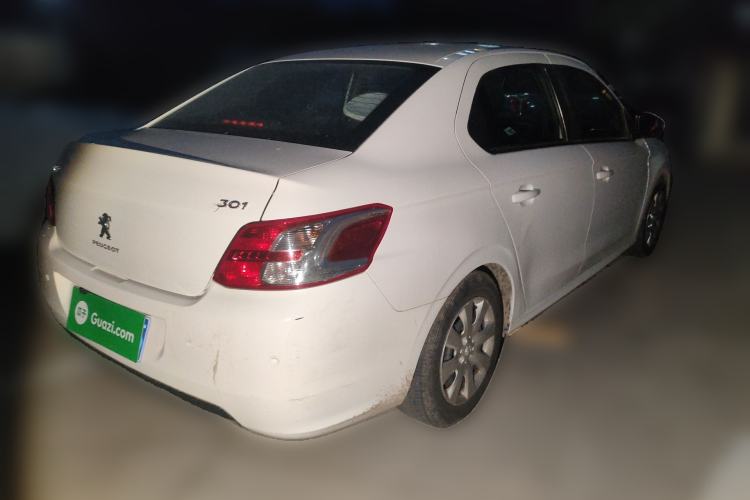 Used Peugeot 301 2016 1.6L Automatic Comfort Edition Rear Right 45 Deg