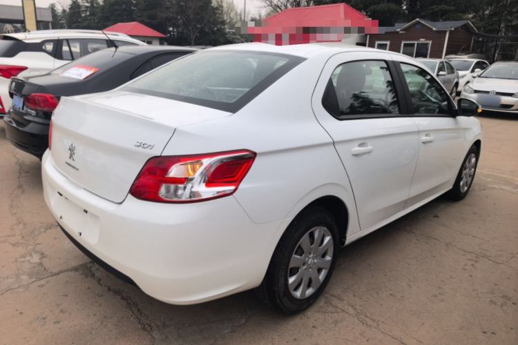 Used Peugeot 301 2016 1.6L Automatic Comfort Edition Rear Right 45 Deg