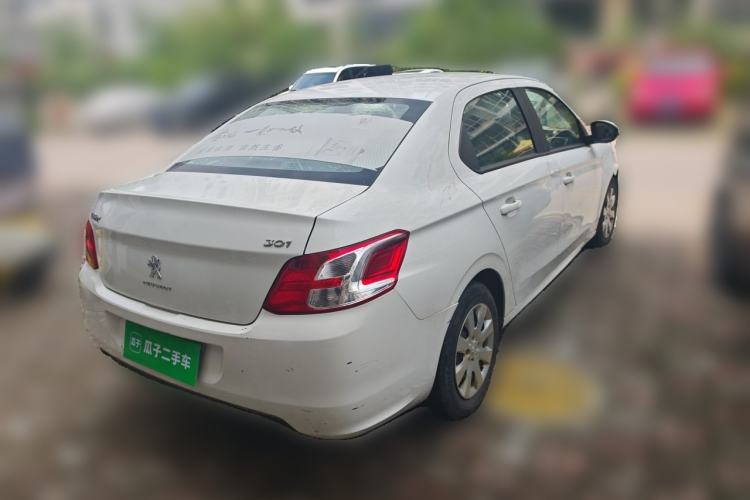 Used Peugeot 301 2016 1.6L Manual Comfort Edition Rear Right 45 Deg