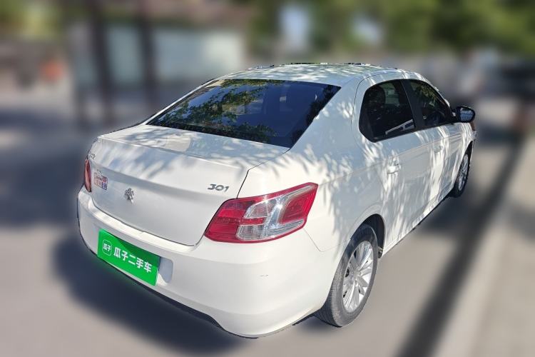 Used Peugeot 301 2016 1.6L Manual Comfort Edition Rear Right 45 Deg