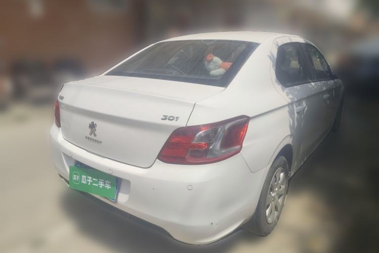 Used Peugeot 301 2016 1.6L Automatic Comfort Edition Rear Right 45 Deg