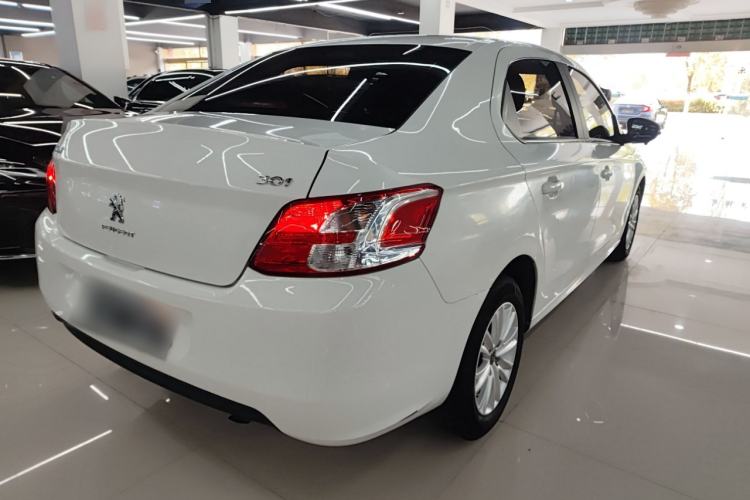 Used Peugeot 301 2016 1.6L Automatic Comfort Edition Rear Right 45 Deg