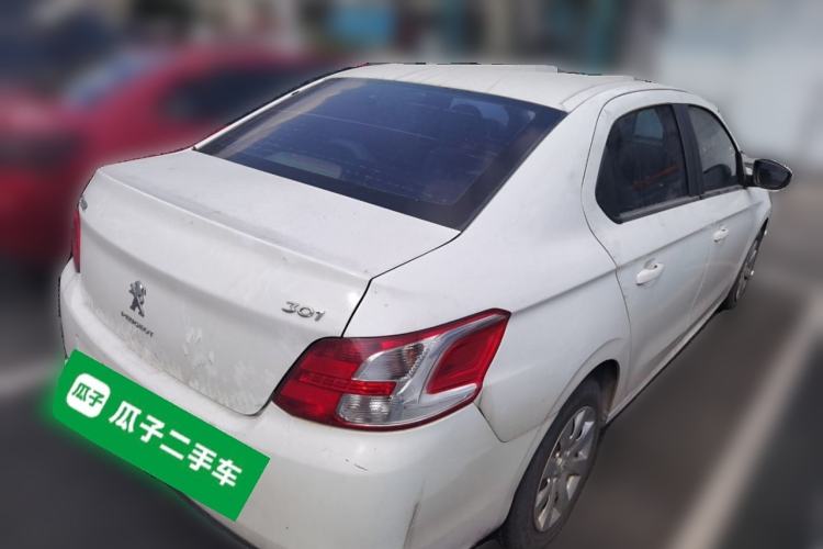 Used Peugeot 301 2016 1.6L Manual Comfort Edition Rear Right 45 Deg
