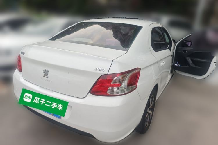 Used Peugeot 301 2016 1.6L Automatic Comfort Edition Rear Right 45 Deg