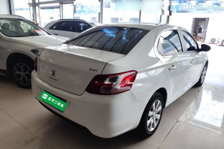 Used Peugeot 301 2016 1.6L Manual Comfort Edition Rear Right 45 Deg