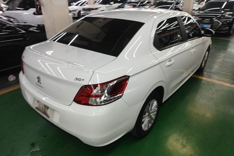 Used Peugeot 301 2016 1.6L Automatic Comfort Edition Rear Right 45 Deg