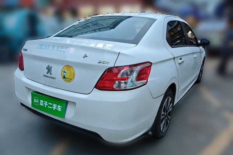Used Peugeot 301 2016 1.6L Manual Comfort Edition Rear Right 45 Deg