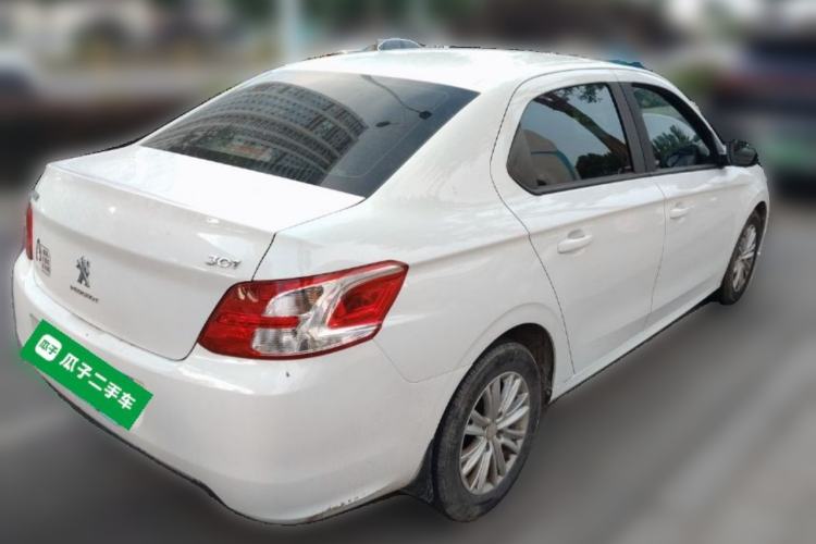 Used Peugeot 301 2016 1.6L Automatic Comfort Edition Rear Right 45 Deg