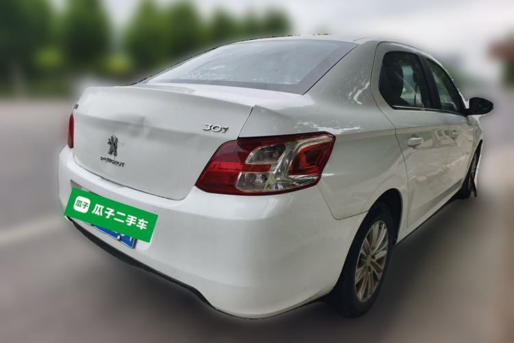 Used Peugeot 301 2016 1.6L Manual Comfort Edition Rear Right 45 Deg
