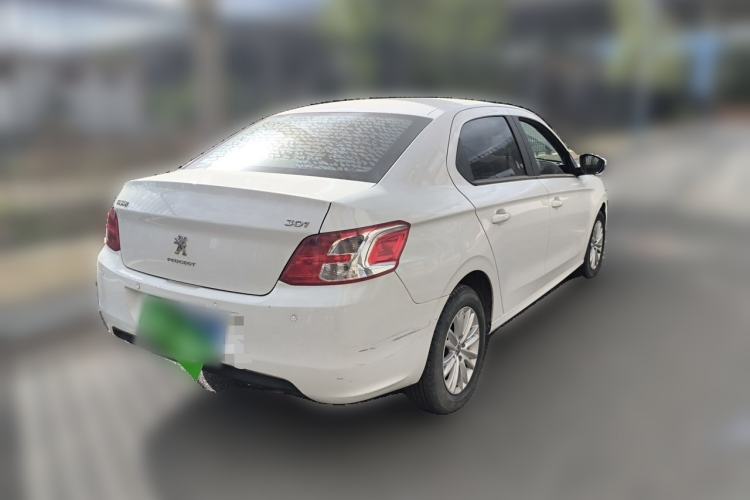 Used Peugeot 301 2016 1.6L Manual Comfort Edition Rear Right 45 Deg
