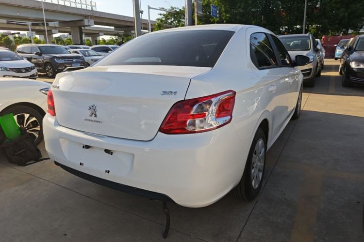 Used Peugeot 301 2016 1.6L Automatic Comfort Edition Rear Right 45 Deg