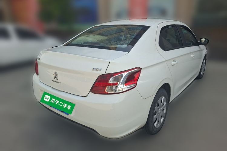 Used Peugeot 301 2016 1.6L Automatic Comfort Edition Rear Right 45 Deg