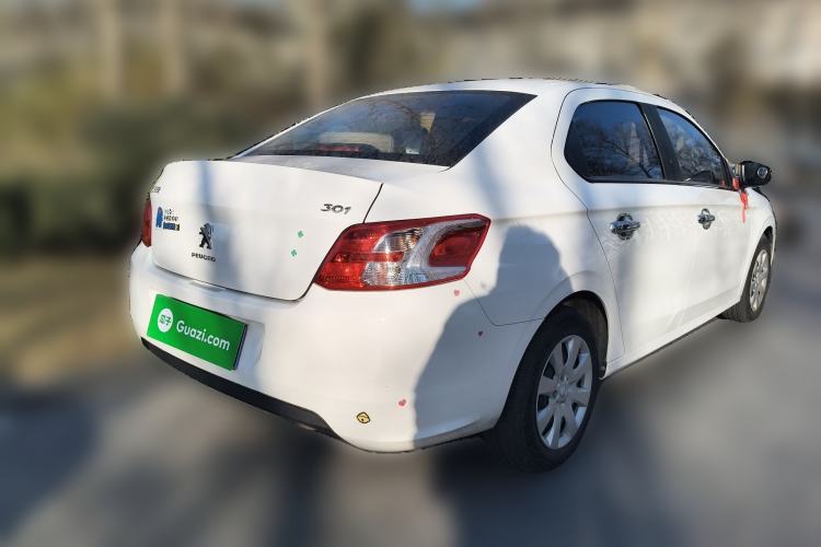 Used Peugeot 301 2016 1.6L Manual Comfort Edition Rear Right 45 Deg