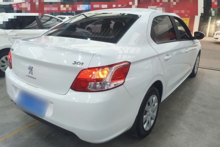 Used Peugeot 301 2016 1.6L Automatic Comfort Edition Rear Right 45 Deg