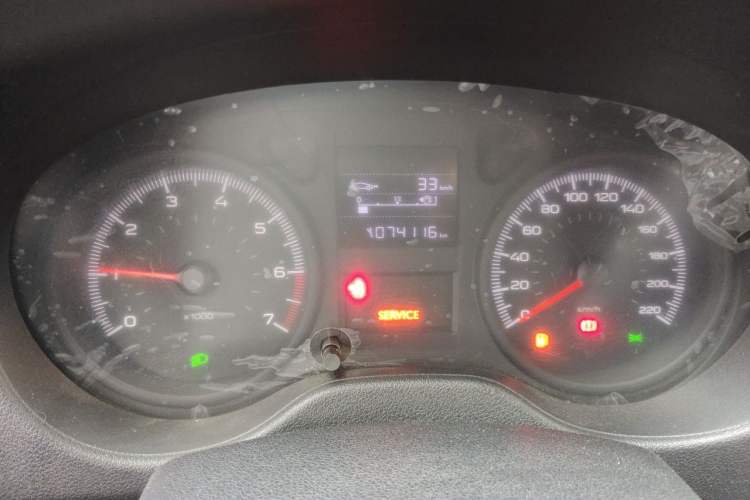 Used Peugeot 301 2017 1.6L Manual Comfort Edition Odometer Close Up