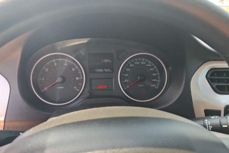 Used Peugeot 301 2017 1.6L Automatic Luxury Edition Odometer Close Up