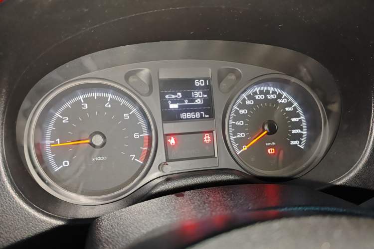 Used Peugeot 301 2017 1.6L Manual Comfort Edition Odometer Close Up