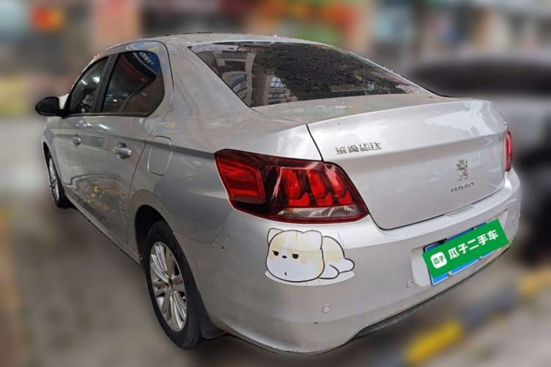 Used Peugeot 301 2017 1.6L Manual Comfort Edition Rear Left 45 Deg