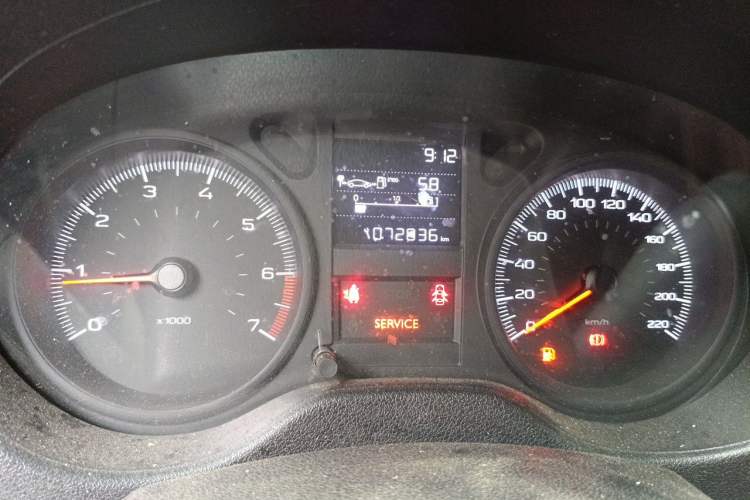 Used Peugeot 301 2017 1.6L Manual Comfort Edition Odometer Close Up