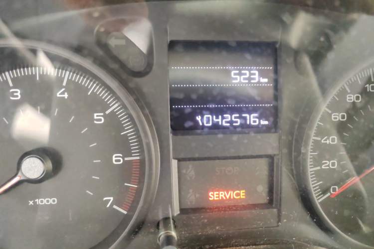 Used Peugeot 301 2017 1.6L Automatic Comfort Edition Odometer Close Up