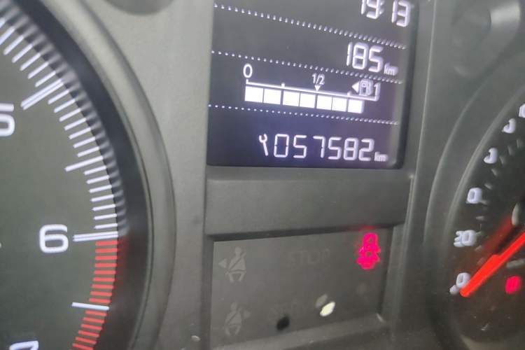 Used Peugeot 301 2017 1.6L Manual Comfort Edition Odometer Close Up