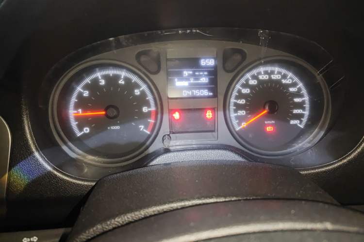 Used Peugeot 301 2017 1.6L Manual Comfort Edition Odometer Close Up