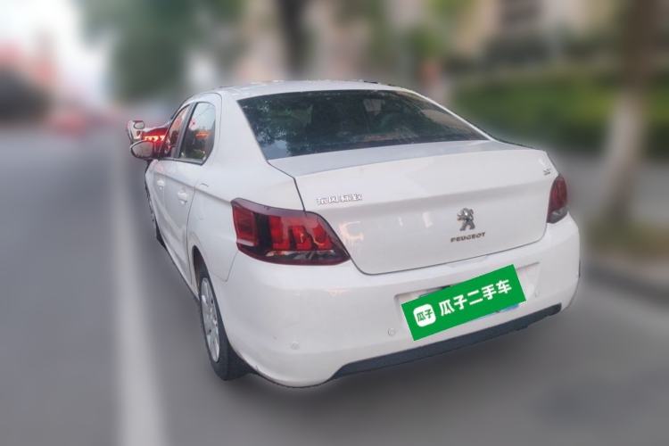Used Peugeot 301 2017 1.6L Automatic Comfort Edition Rear Left 45 Deg