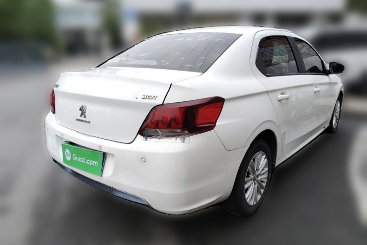 Used Peugeot 301 2017 1.6L Manual Comfort Edition Rear Right 45 Deg