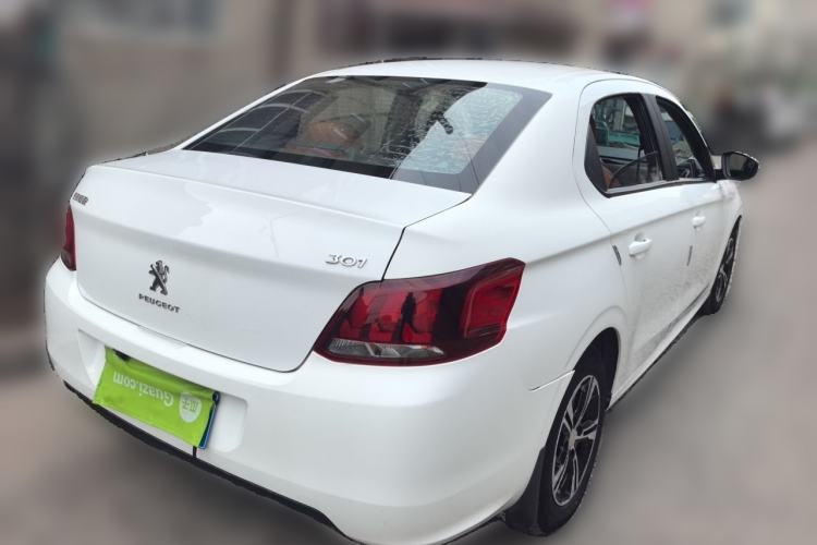 Used Peugeot 301 2017 1.6L Automatic Comfort Edition Rear Right 45 Deg