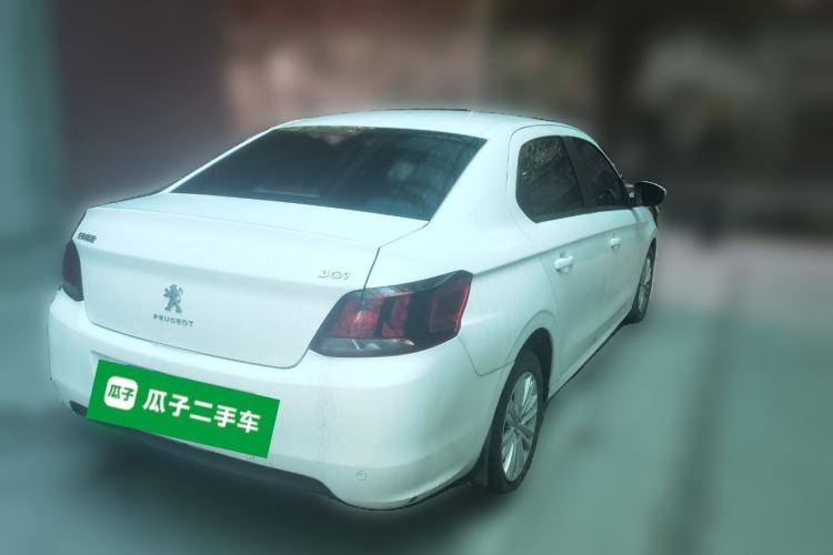 Used Peugeot 301 2017 1.6L Automatic Comfort Edition Rear Right 45 Deg