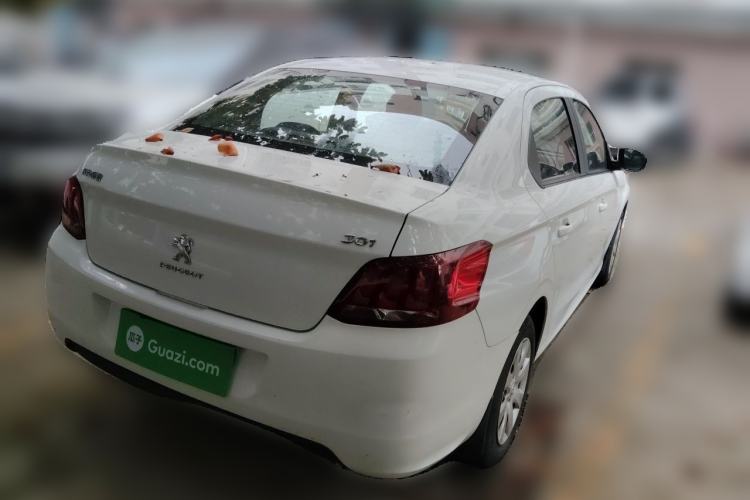 Used Peugeot 301 2017 1.6L Manual Comfort Edition Rear Right 45 Deg
