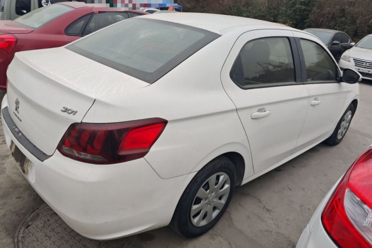 Used Peugeot 301 2017 1.6L Manual Comfort Edition Rear Right 45 Deg