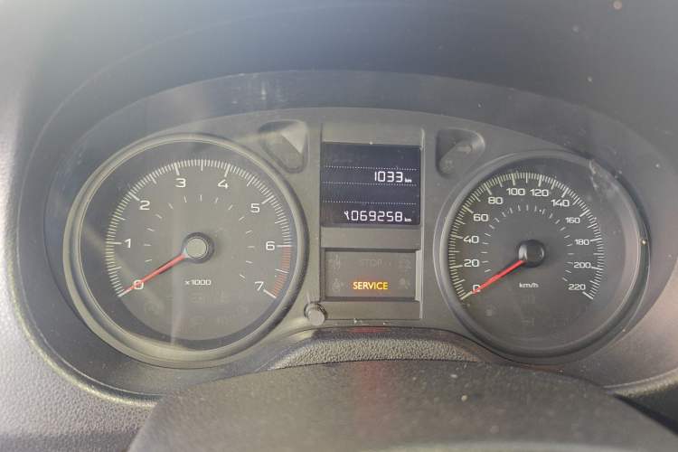 Used Peugeot 301 2018 1.6L Automatic Comfort Edition Odometer Close Up