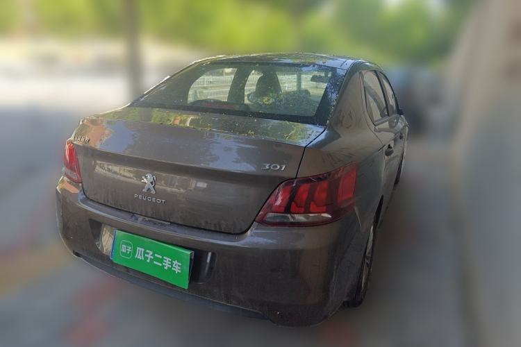 Used Peugeot 301 2018 1.6L Automatic Comfort Edition Rear Right 45 Deg