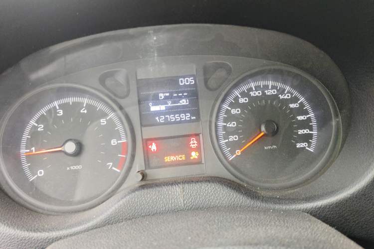 Used Peugeot 301 2018 1.6L Manual Comfort Edition Odometer Close Up