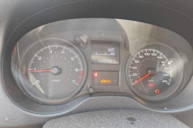 Used Peugeot 301 2018 1.6L Manual Comfort Edition Odometer Close Up