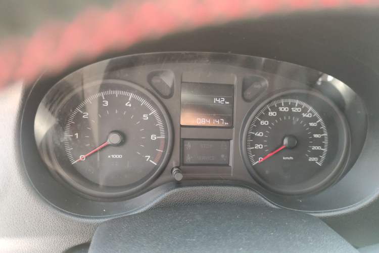 Used Peugeot 301 2018 1.6L Automatic Comfort Edition Odometer Close Up