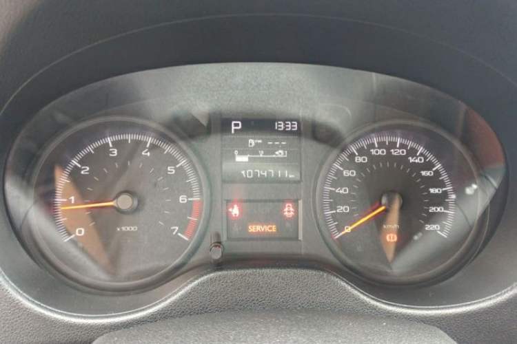 Used Peugeot 301 2018 1.6L Automatic Comfort Edition Odometer Close Up