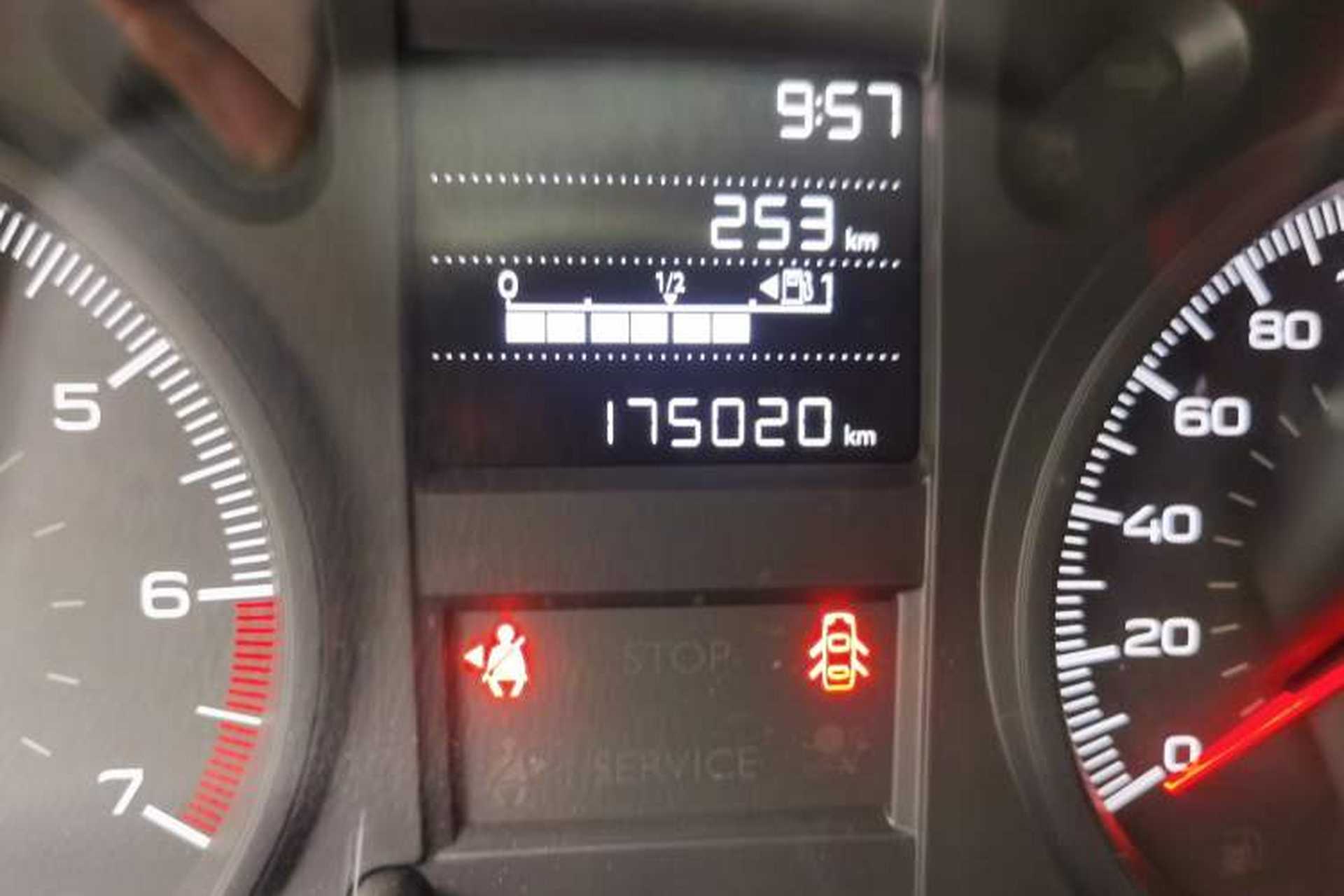 Used Peugeot 301 2018 1.6L Manual Comfort Edition Odometer Close Up
