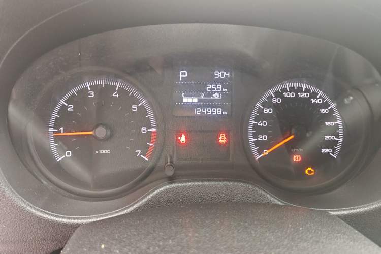 Used Peugeot 301 2018 1.6L Automatic Comfort Edition Odometer Close Up