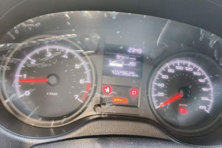 Used Peugeot 301 2018 1.6L Manual Comfort Edition Odometer Close Up
