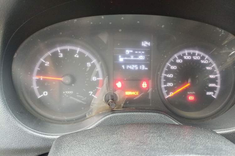 Used Peugeot 301 2018 1.6L Manual Comfort Edition Odometer Close Up
